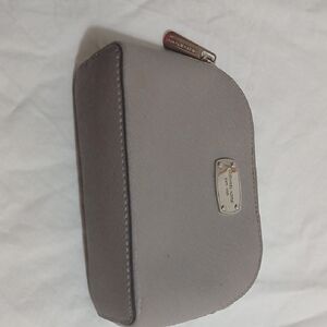 Michael Kors Elegant Gray Cosmetic Pouch
